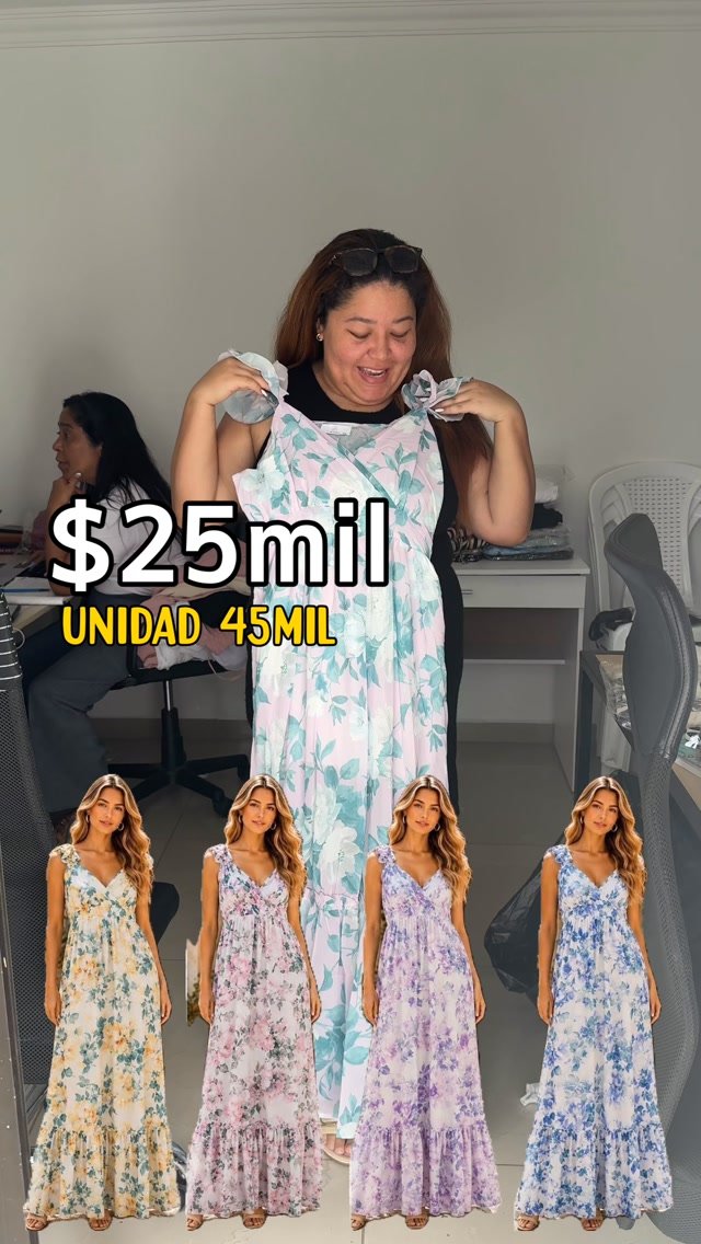 vestidos estampados surtidos 🌼 Disponibles en